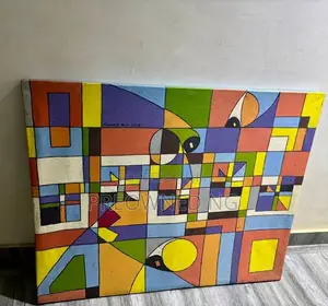 Acrylic on Canvas Abstract Artwork