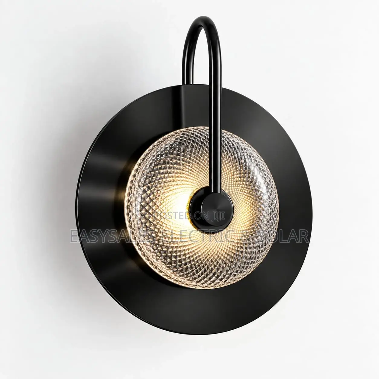 Modern Gold and Black Bedroom Bedside LED Wall Lamp