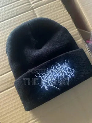 Embroidery Knitted Beanie Head Warmer
