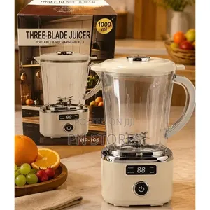 1000ml 3 Blade Rechargeable Fruit Blender