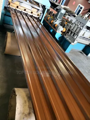 0.50mm Longspan Oven Baked Sheet Nut Brown