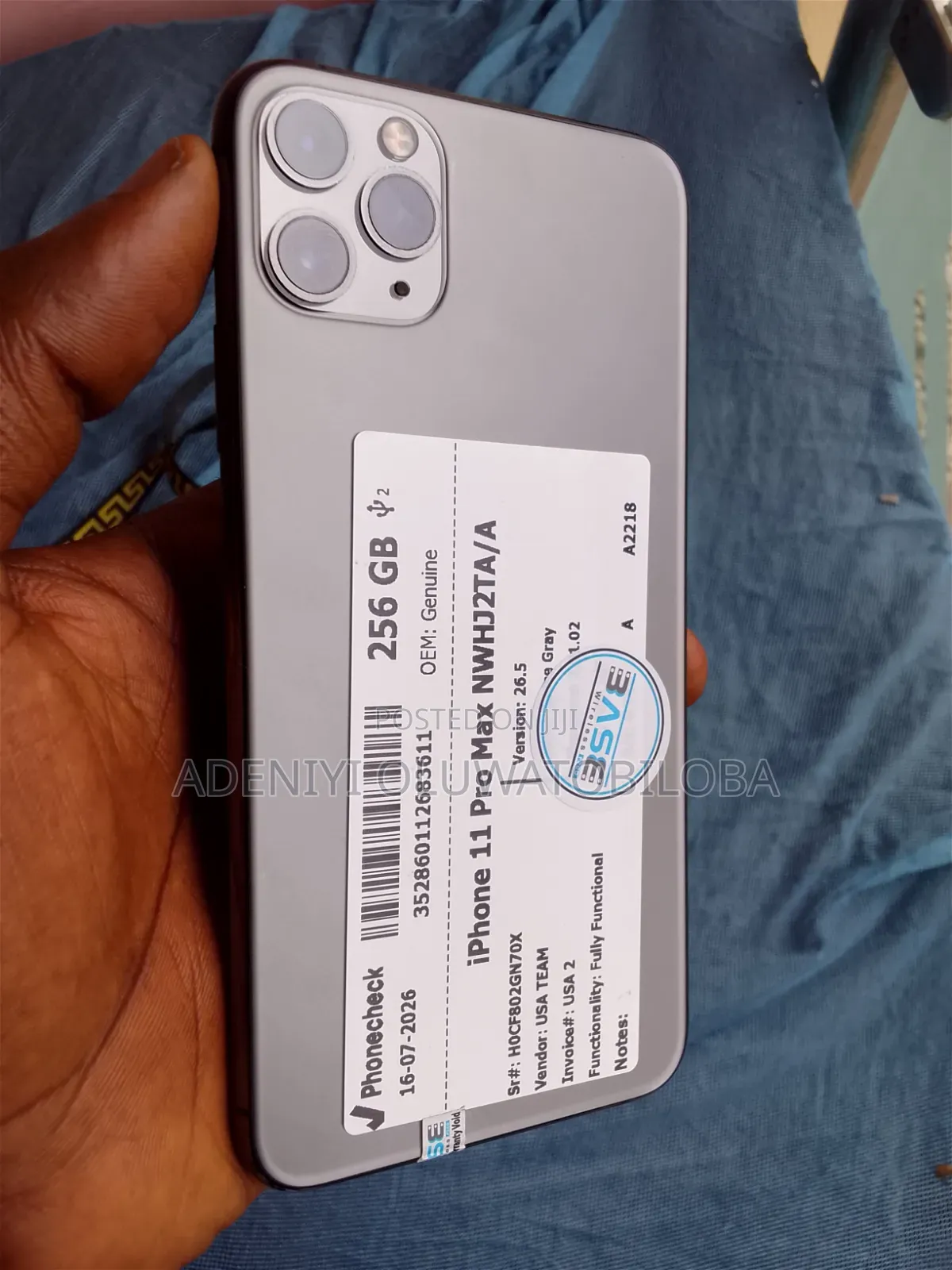 Apple iPhone 11 Pro Max 256 GB Gray