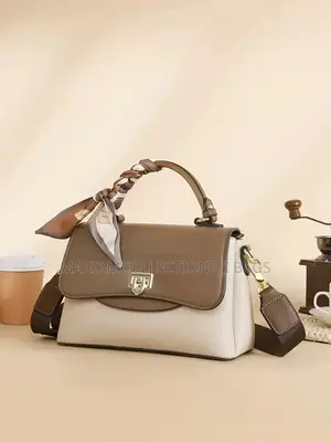 Handbag Comes With a Meddle Zipper a Strap