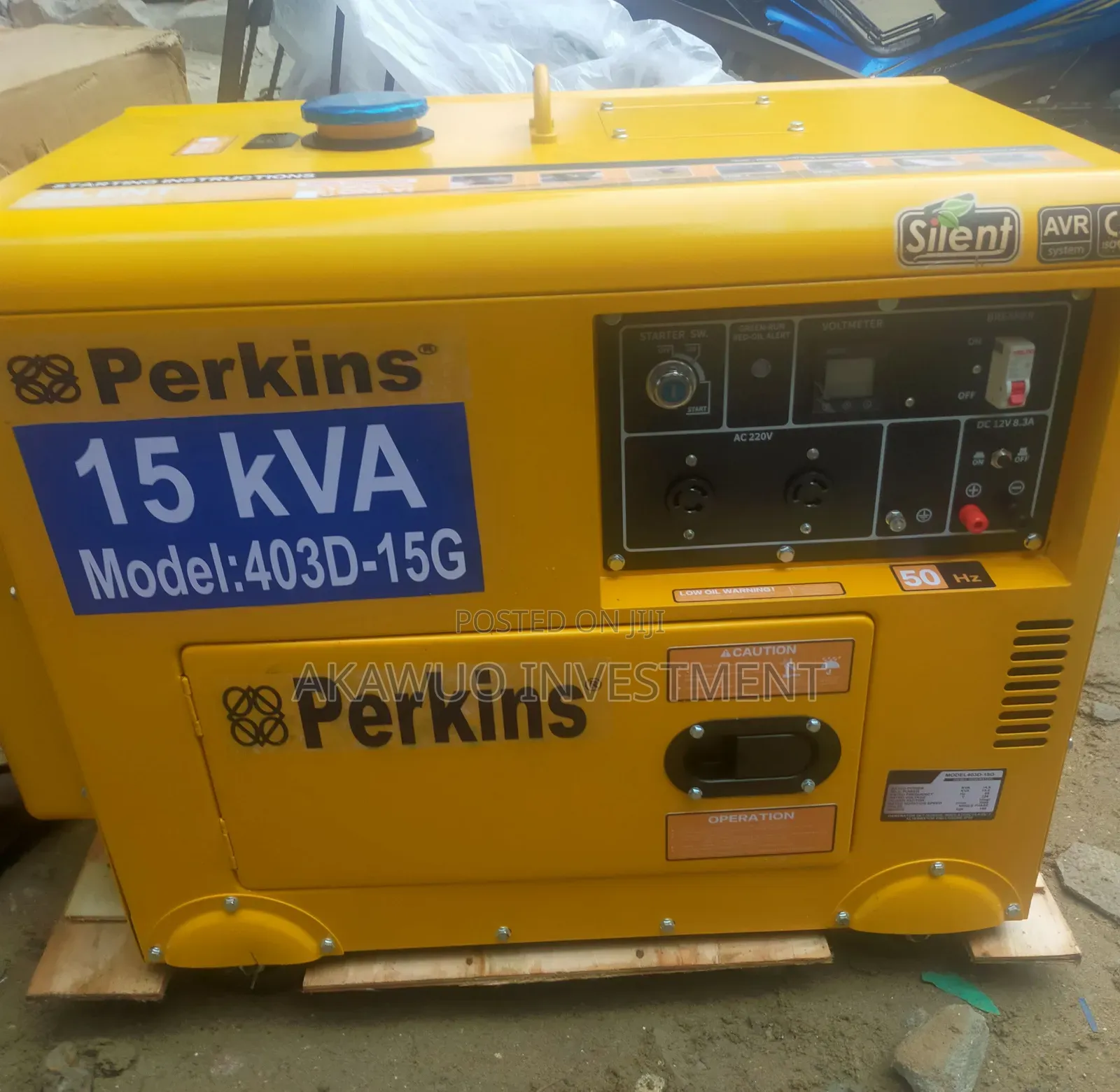 Perkins 15kKVA SOUNDPROOF Diesel Generator