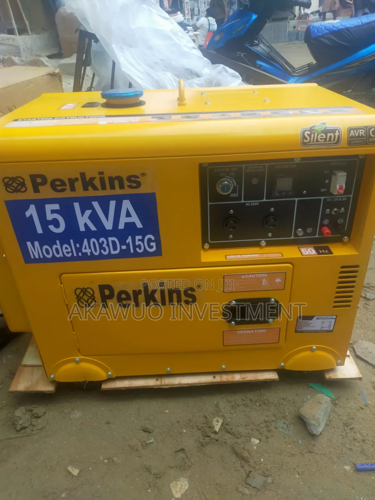 Perkins 15kKVA SOUNDPROOF Diesel Generator