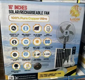 18/16inches Lion Electric Solar Fan