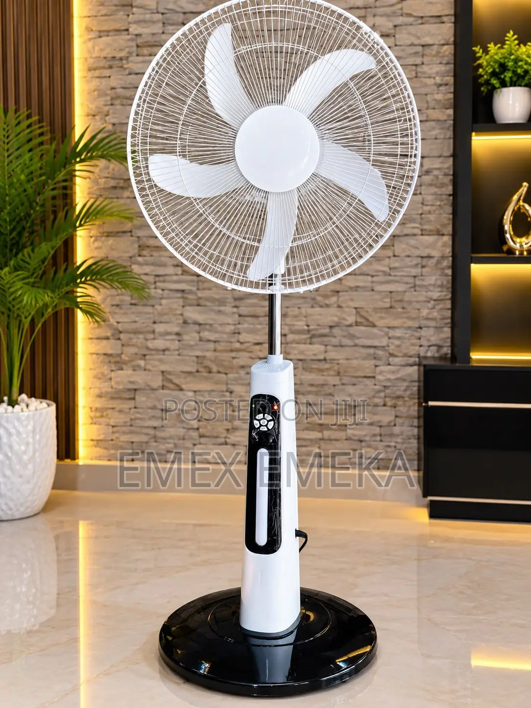 Rechargeable Solar Fan