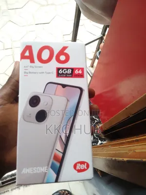 New Itel A06 64 GB Black