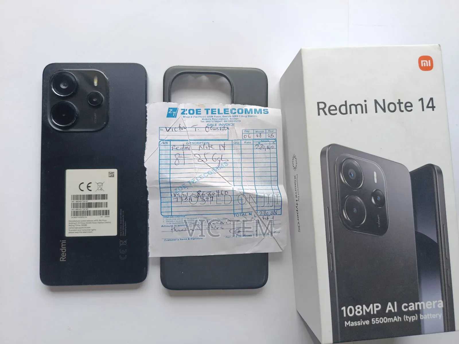 Xiaomi Redmi Note 14 4G 256 GB Black