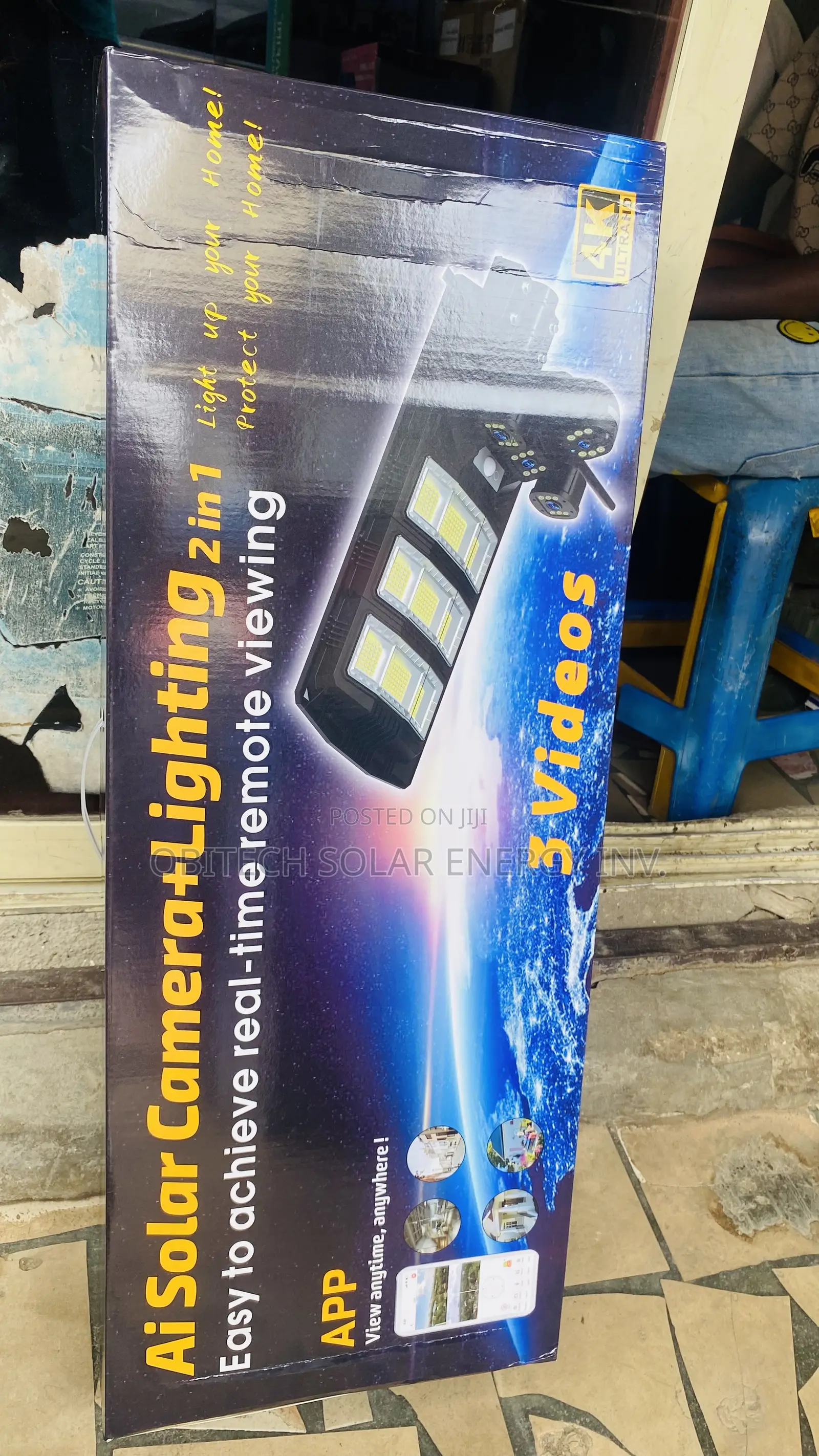Ai Solar Camera+lighting