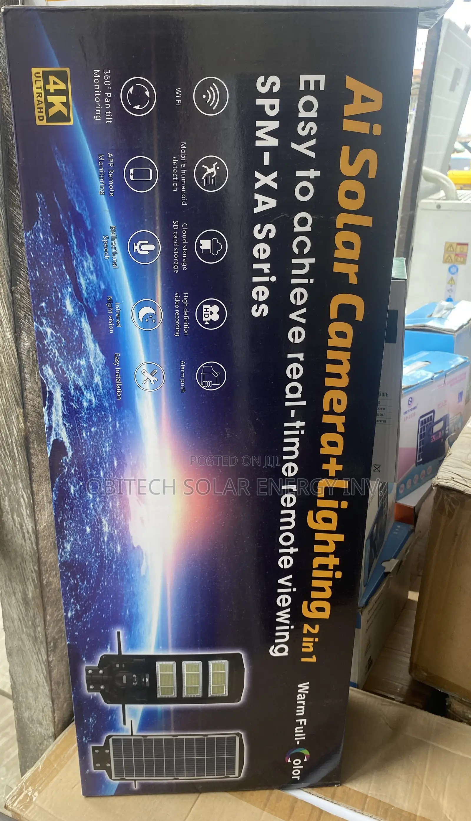 Ai Solar Camera+lighting