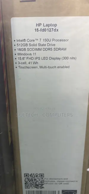 New Laptop HP 15 16GB Intel Core 7 SSD 512GB