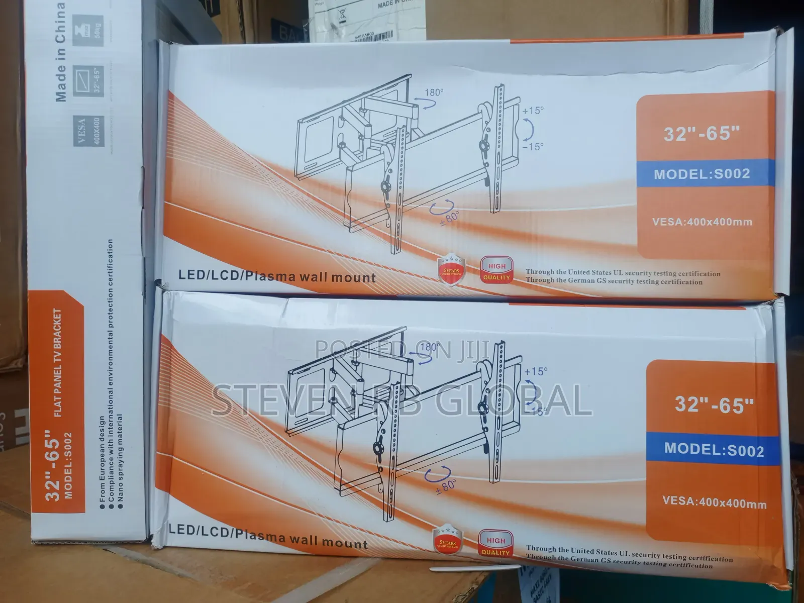32”–65” Flat Panel TV Wall Mount Bracket | S002