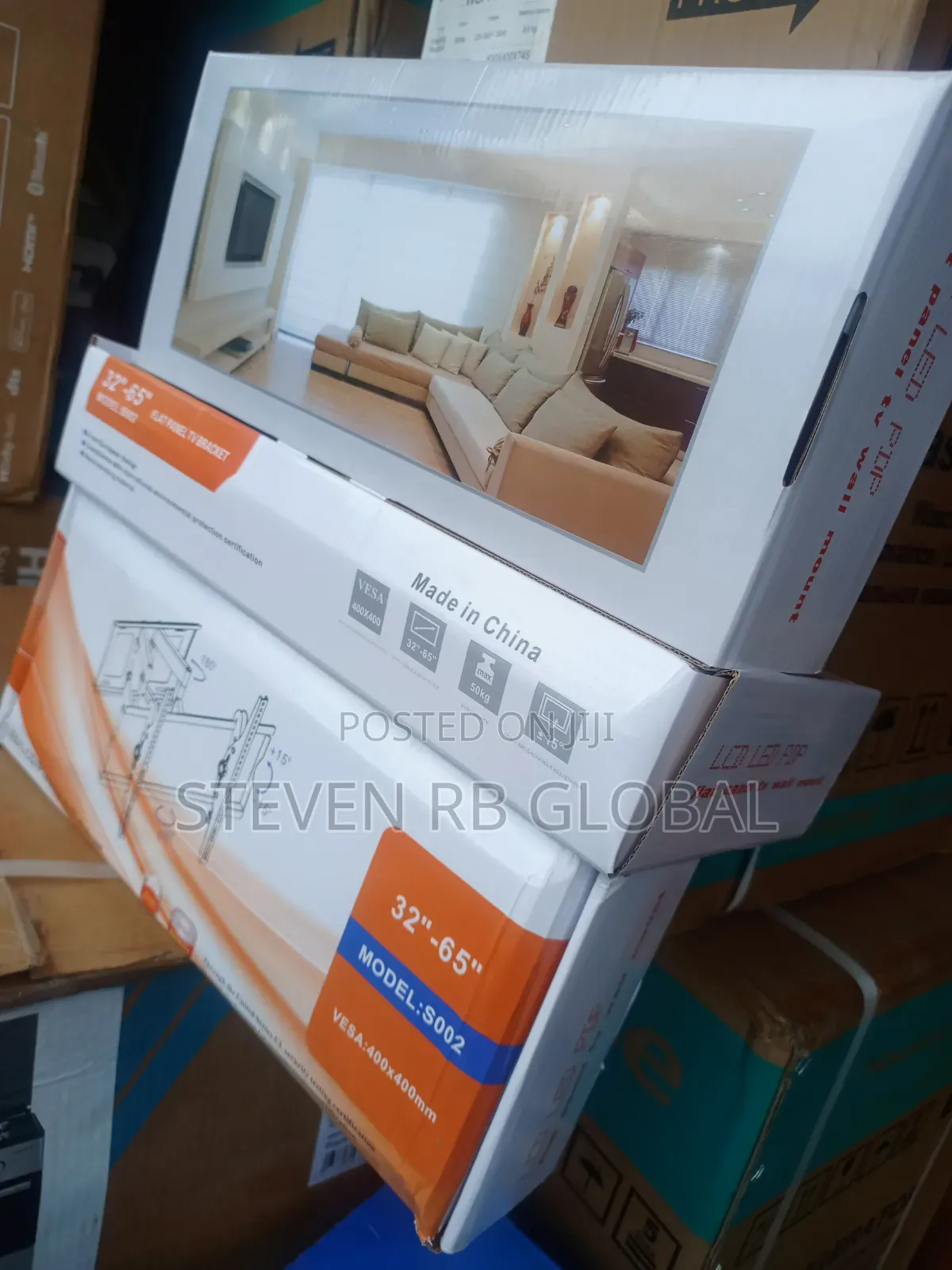 32”–65” Flat Panel TV Wall Mount Bracket | S002