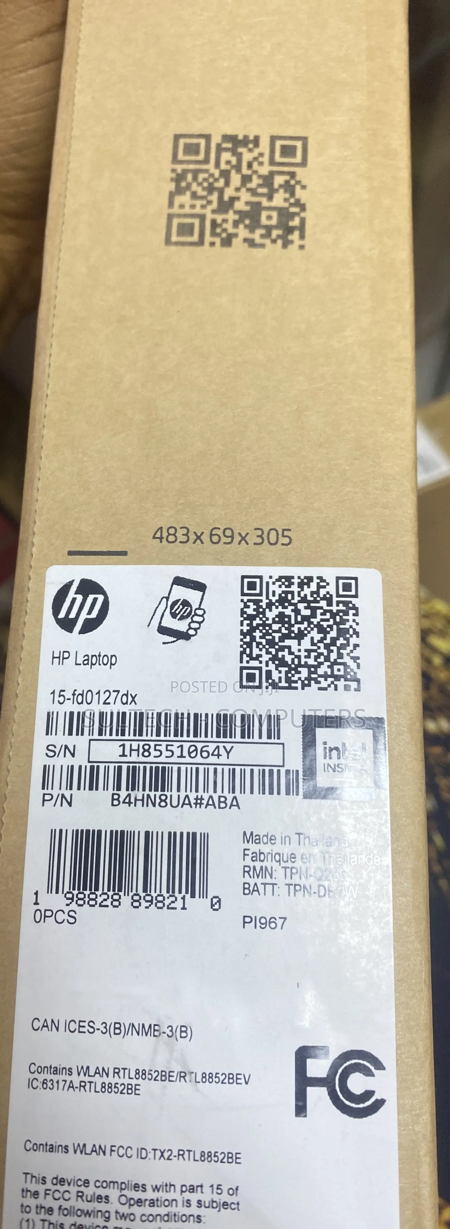New Laptop HP 15 16GB Intel Core 7 SSD 512GB