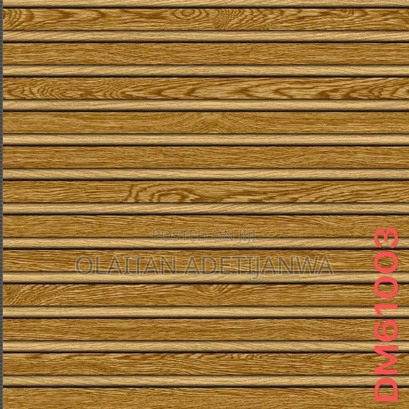 3D Cleanable Fluted Wallpaper