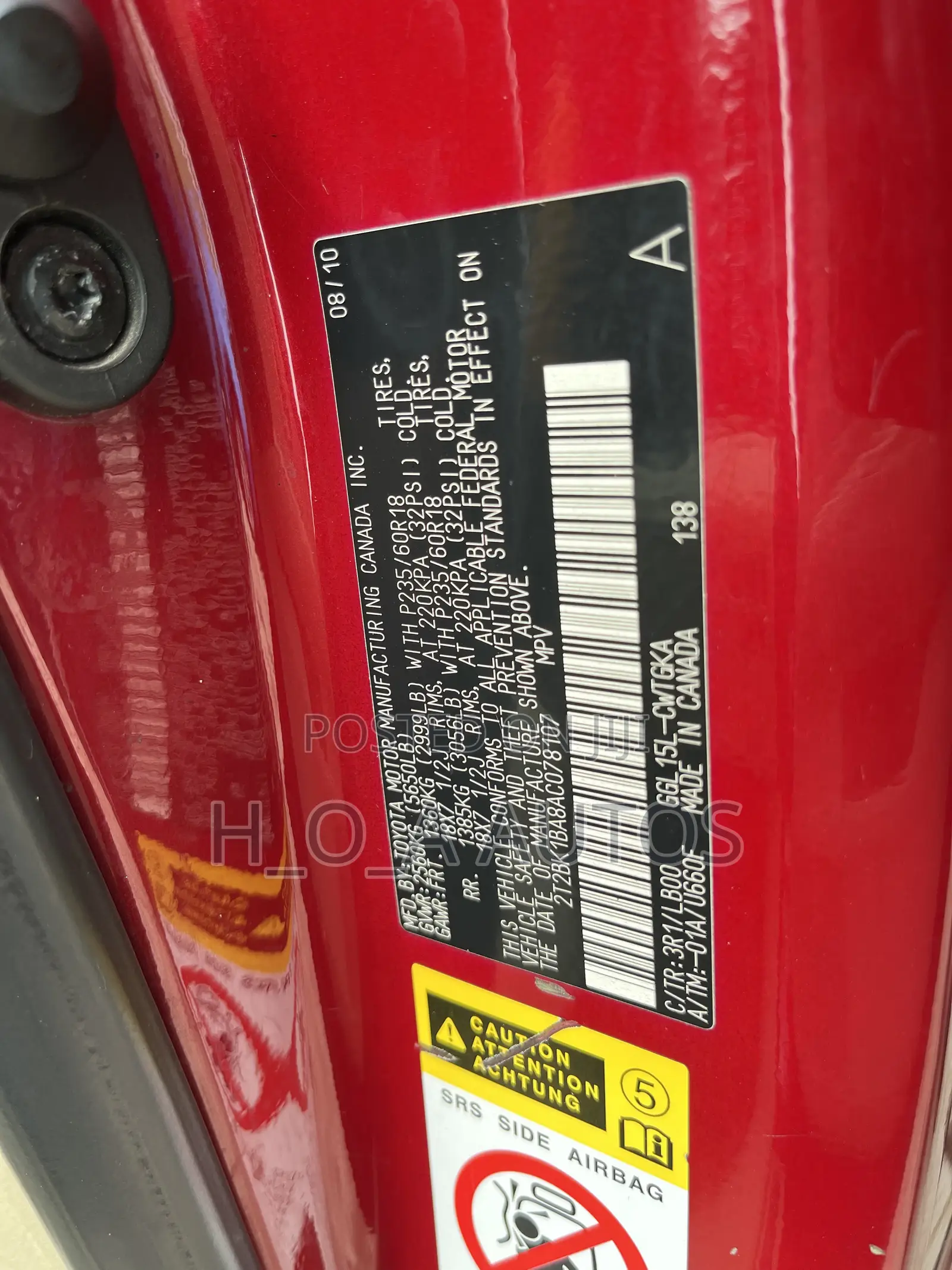 Lexus RX 350 2011 Red