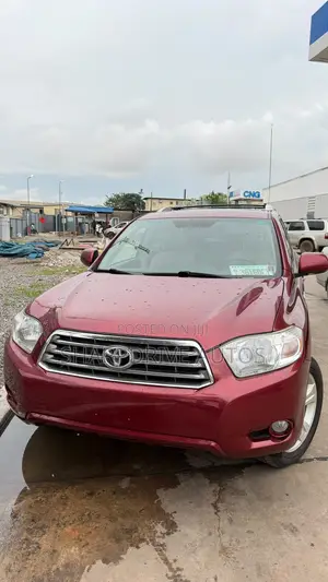Toyota Highlander Limited 2009 Red