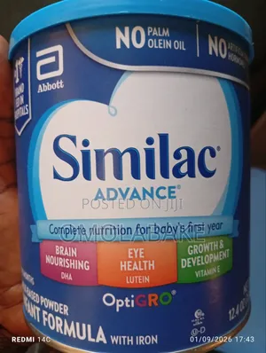 Similac Advance(Unadulterated). From the United States of America