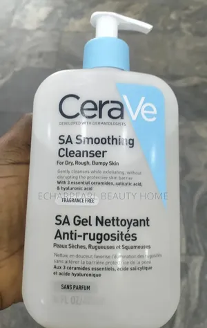 Authentic CeraVe SA Smoothing Cleanser for Rough Bumpy Skin - 473ml