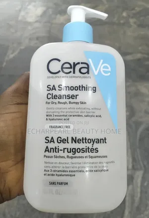 Authentic CeraVe SA Smoothing Cleanser for Rough Bumpy Skin - 473ml