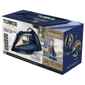 Tower 2 in 1Cord and Cordless Steam Iron