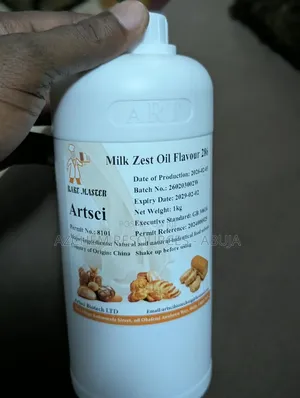 Milk Zest Oil Flavour – 1 Litre (Premium Bakery Food Grade)
