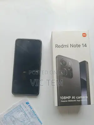 Xiaomi Redmi Note 14 4G 256 GB Black