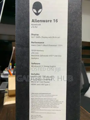 New Laptop Dell 32GB Intel Core Ultra 9 SSD 1T