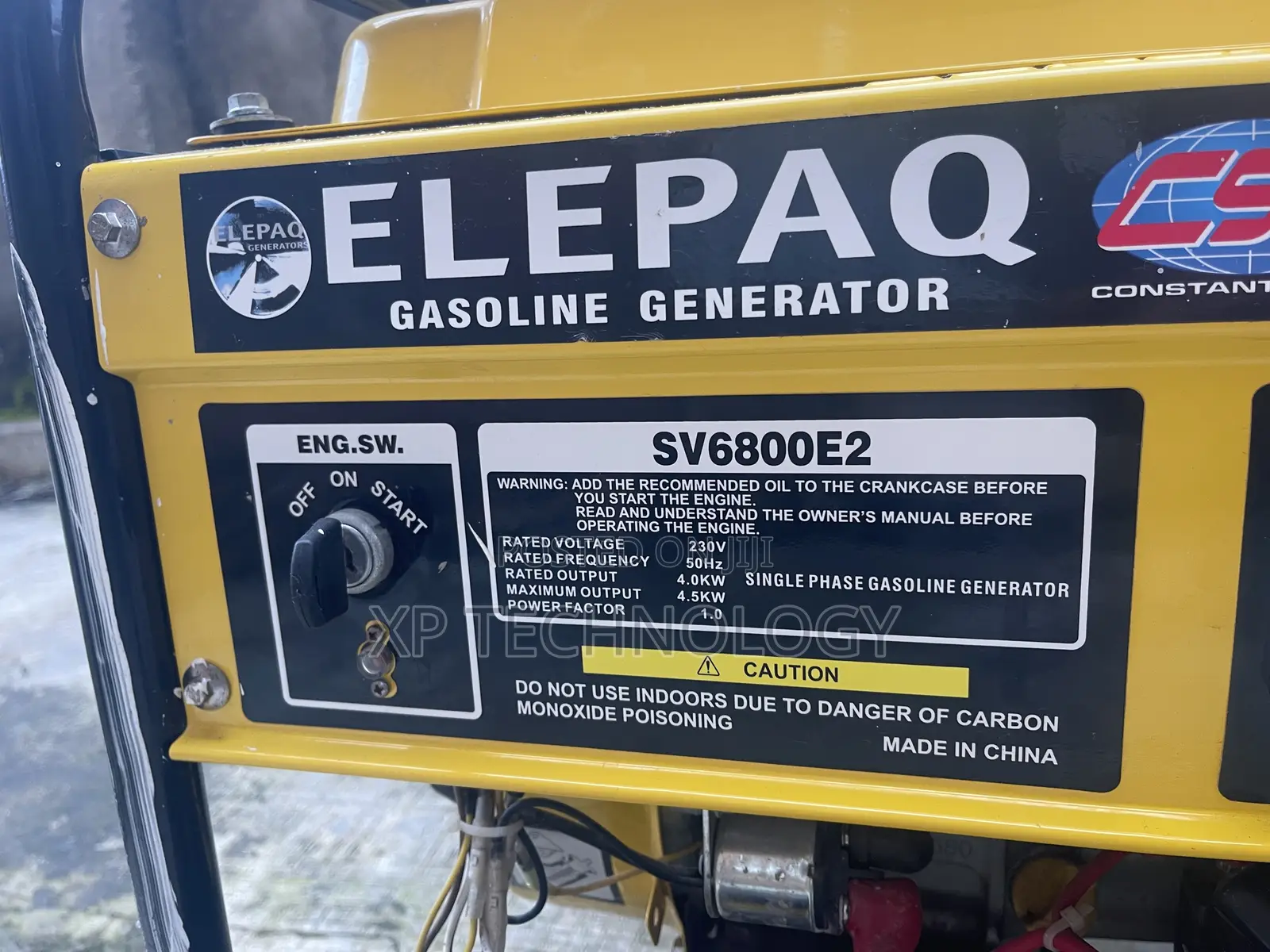 Elepaq Gasoline Generator 4.5kw