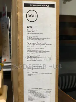 New Laptop Dell G16 7630 16GB Intel Core i9 SSD 1T