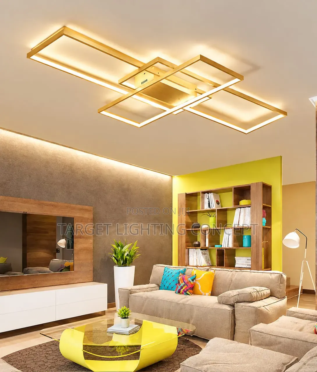Remote Control Modern Living Room Ceiling Light