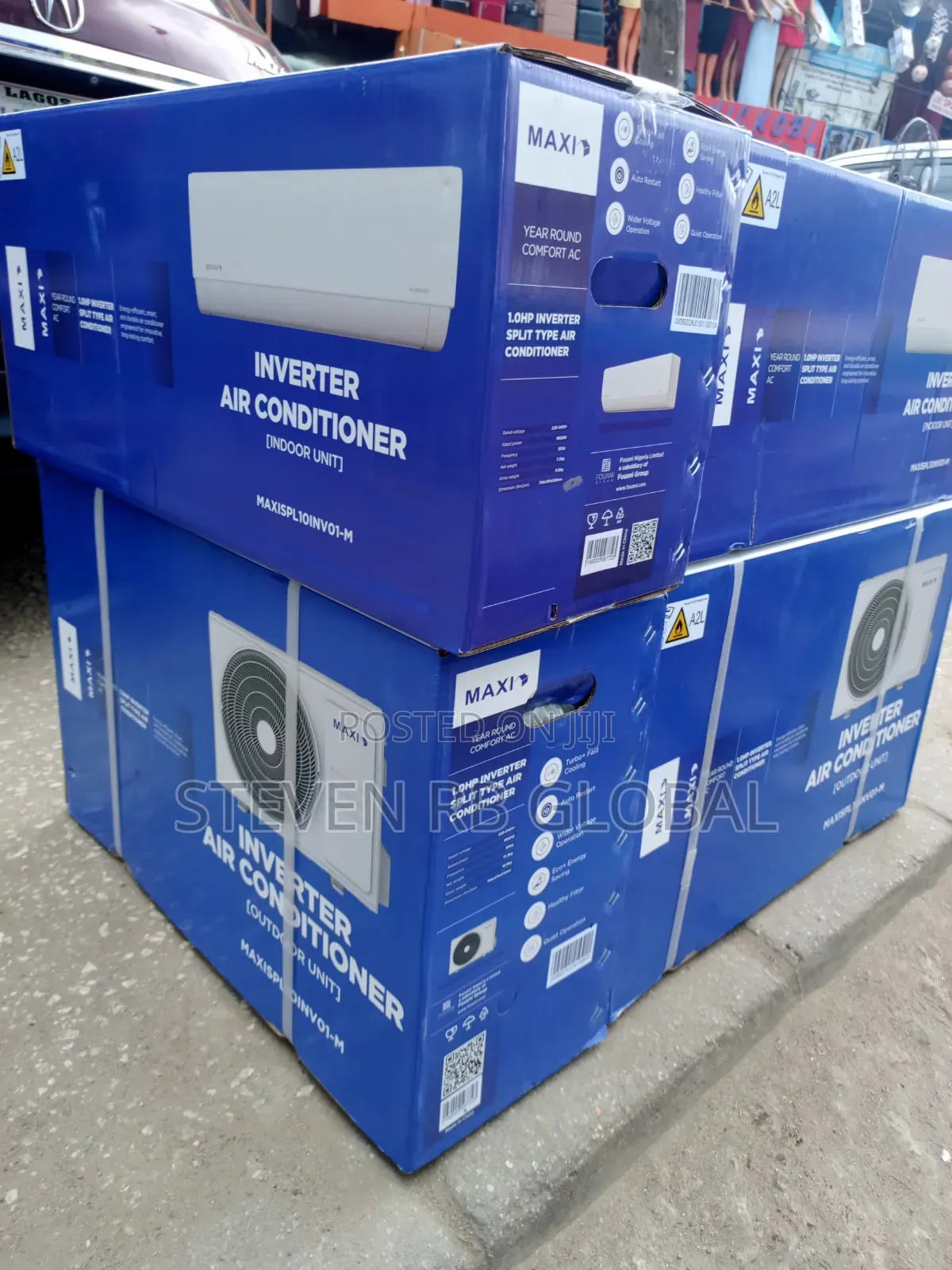 Maxi 1.0hp Inverter Split Air Conditioner | Maxispl10inv01-M