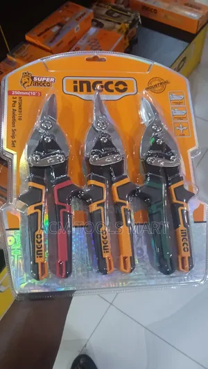 INGCO HTSNK0110 3PCS Aviation Snip Set 10" / 250mm