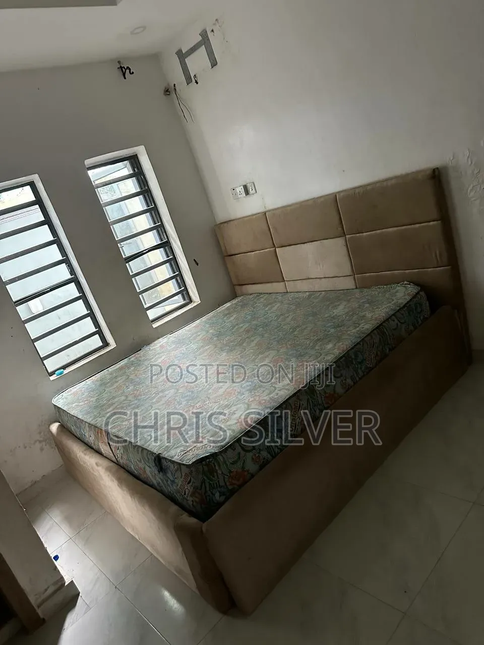 Neatly Used Bed Frame and Mattress