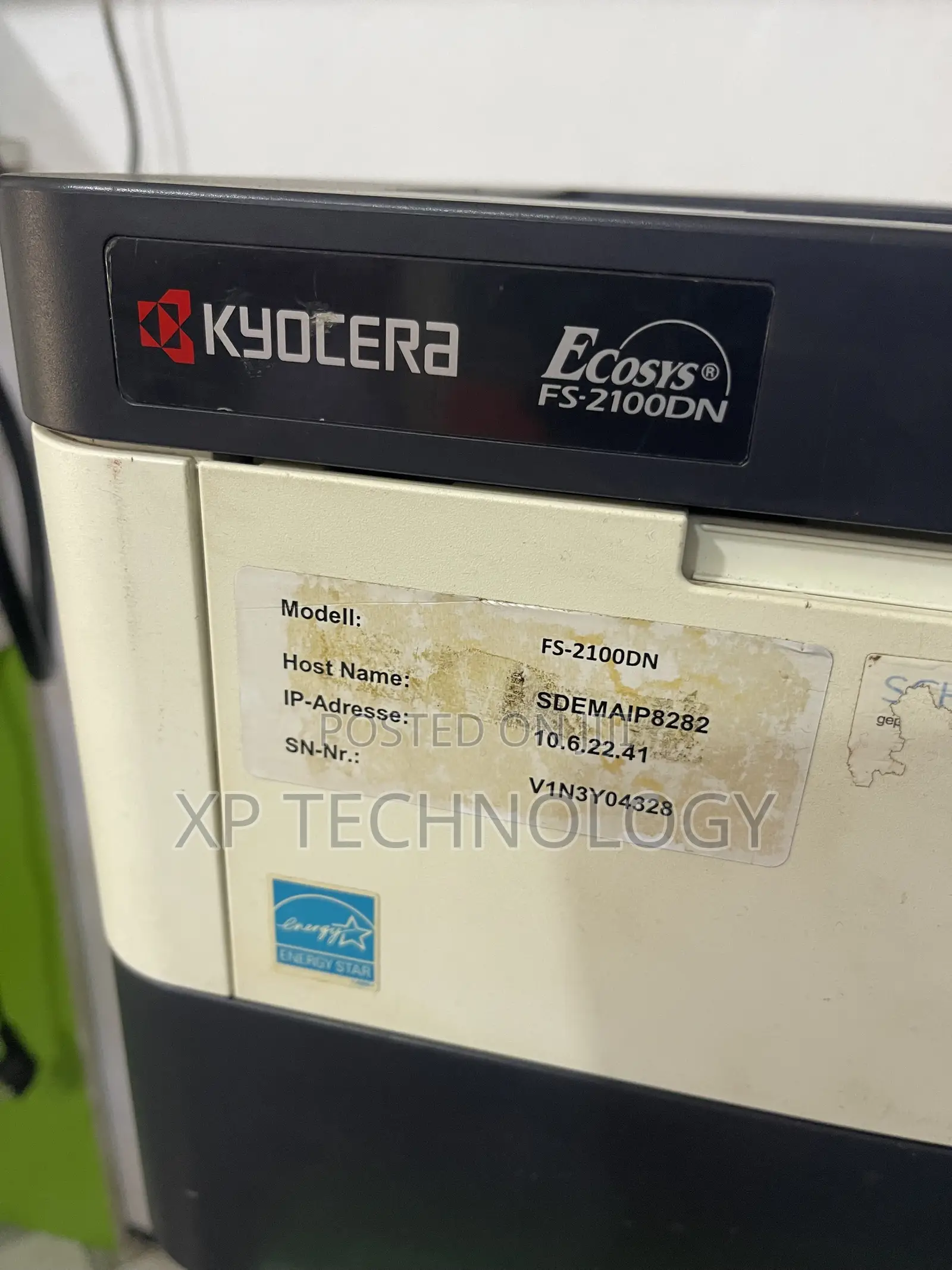 Kyocera Printer FS-2100DN Black White
