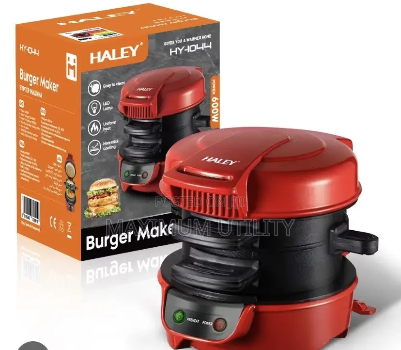 HALEY Non Stick 600watts Burger Maker