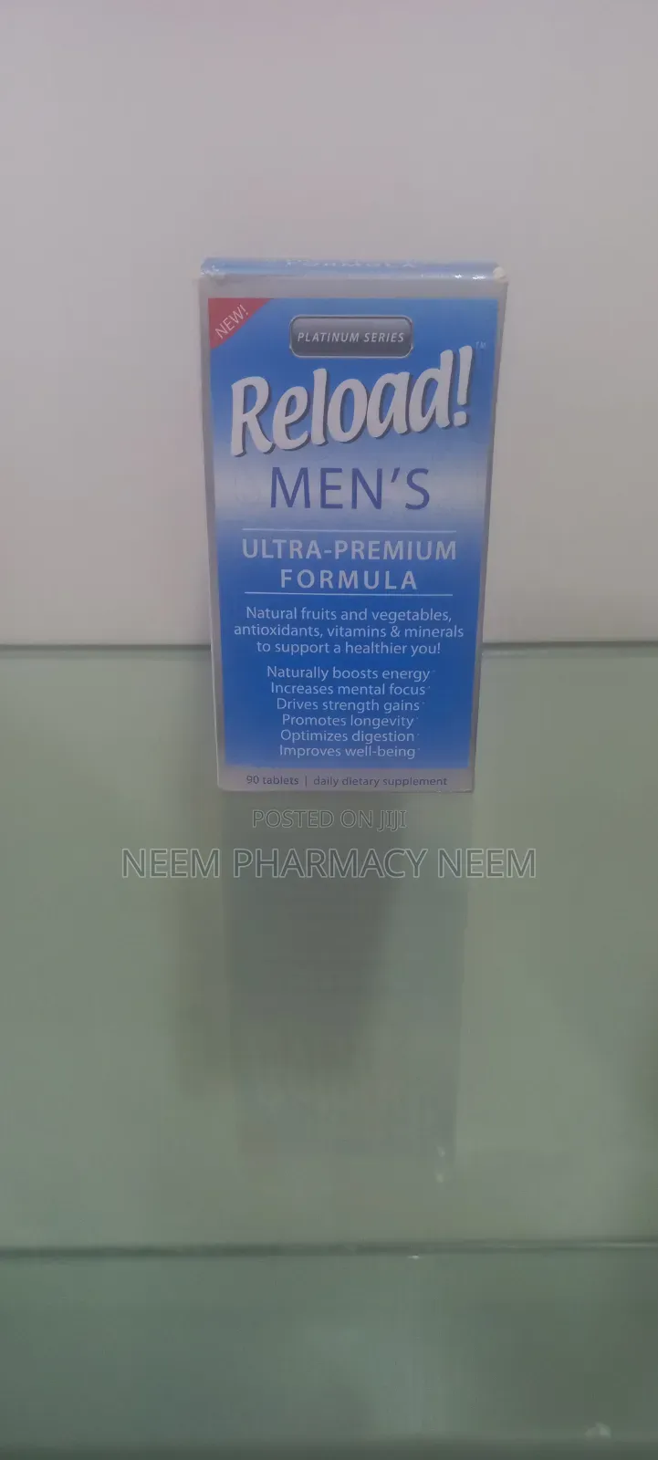 Reload! Men’s Ultra-Premium Formula – 90 Tablets