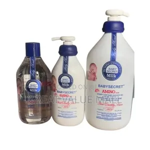Baby Secret Baby Oil 440ml + Amino Acid Lotion 400ml Wash 1000ml