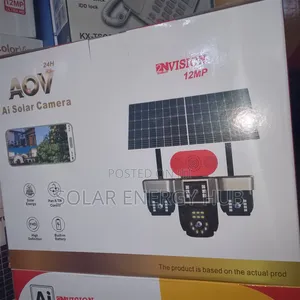3Lens 12MP AOV Solar Camera With Live Audio