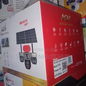 3Lens 12MP AOV Solar Camera With Live Audio