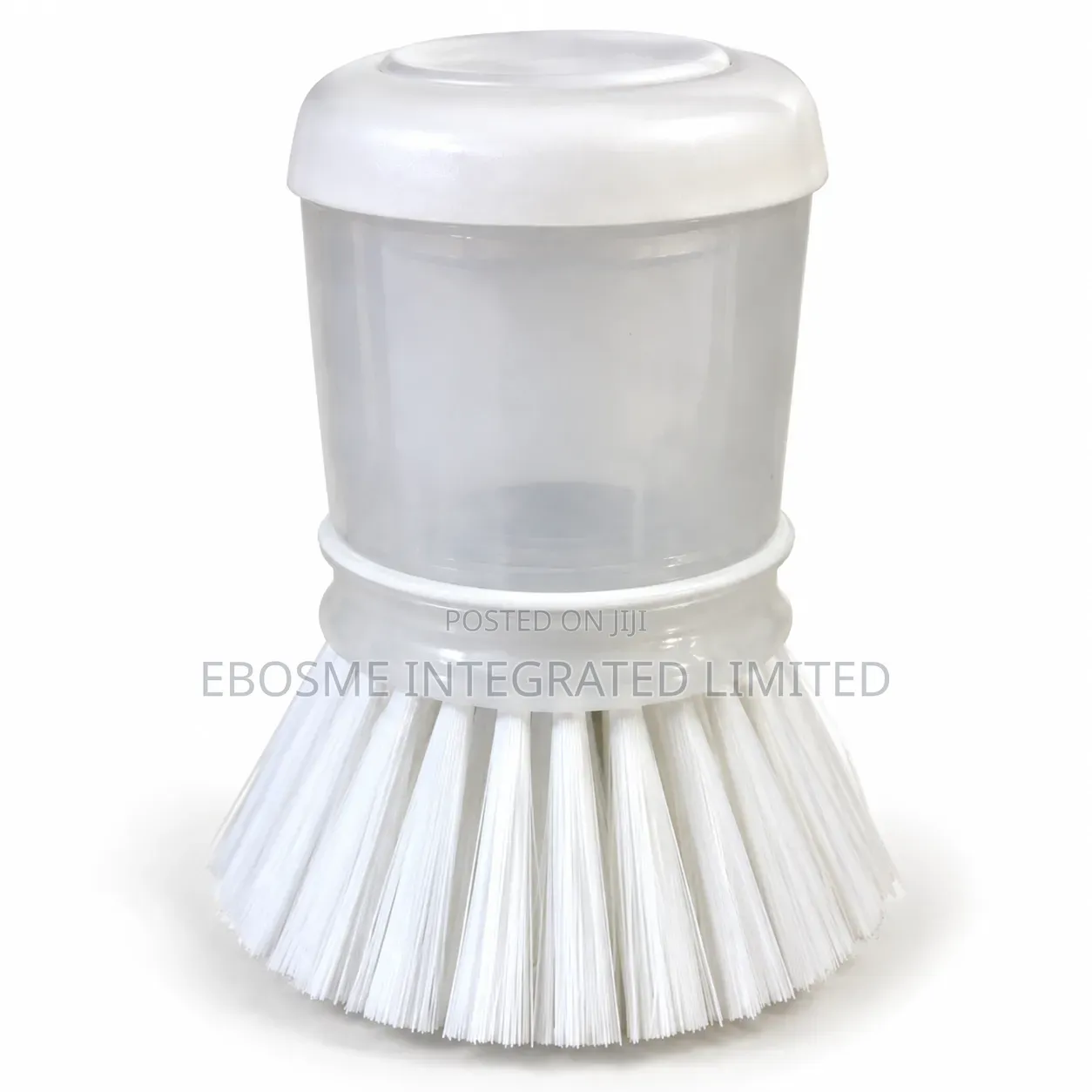 Detergent Dispensing Kitchen Brush With Push Button