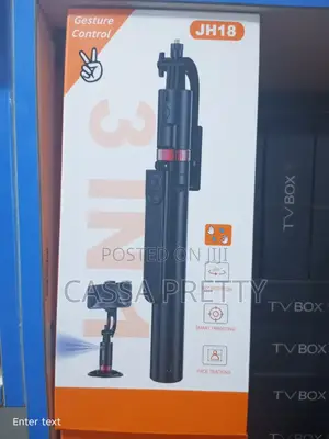 3-in-1 Smart Selfie Stick Tripod With Face Tracking + Gesture Control