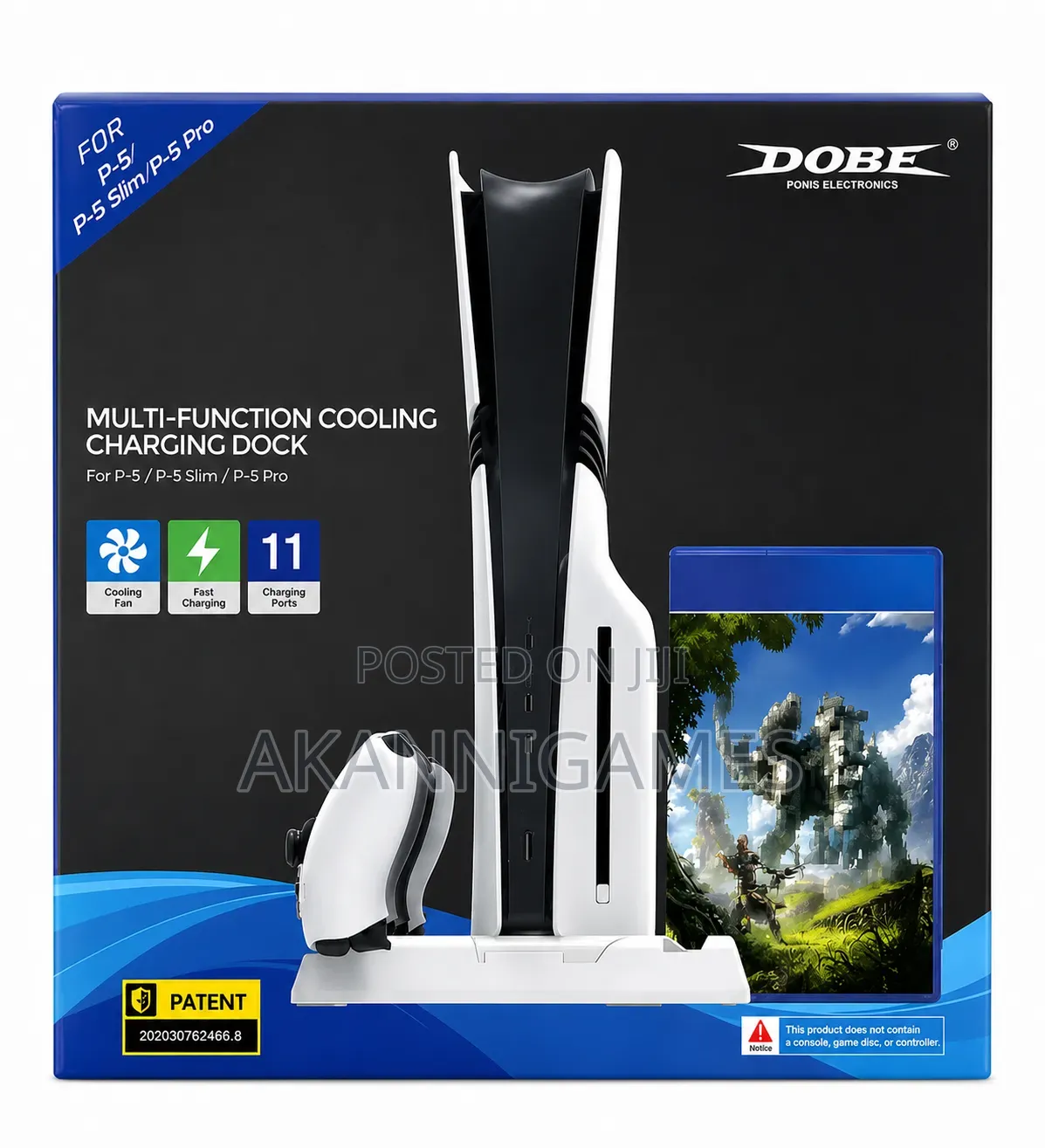 Multi - Function Cooling Charging Dock for PS5
