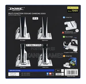 Multi - Function Cooling Charging Dock for PS5