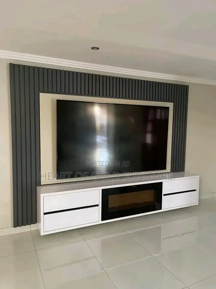 Luxury Cladding With TV Console
