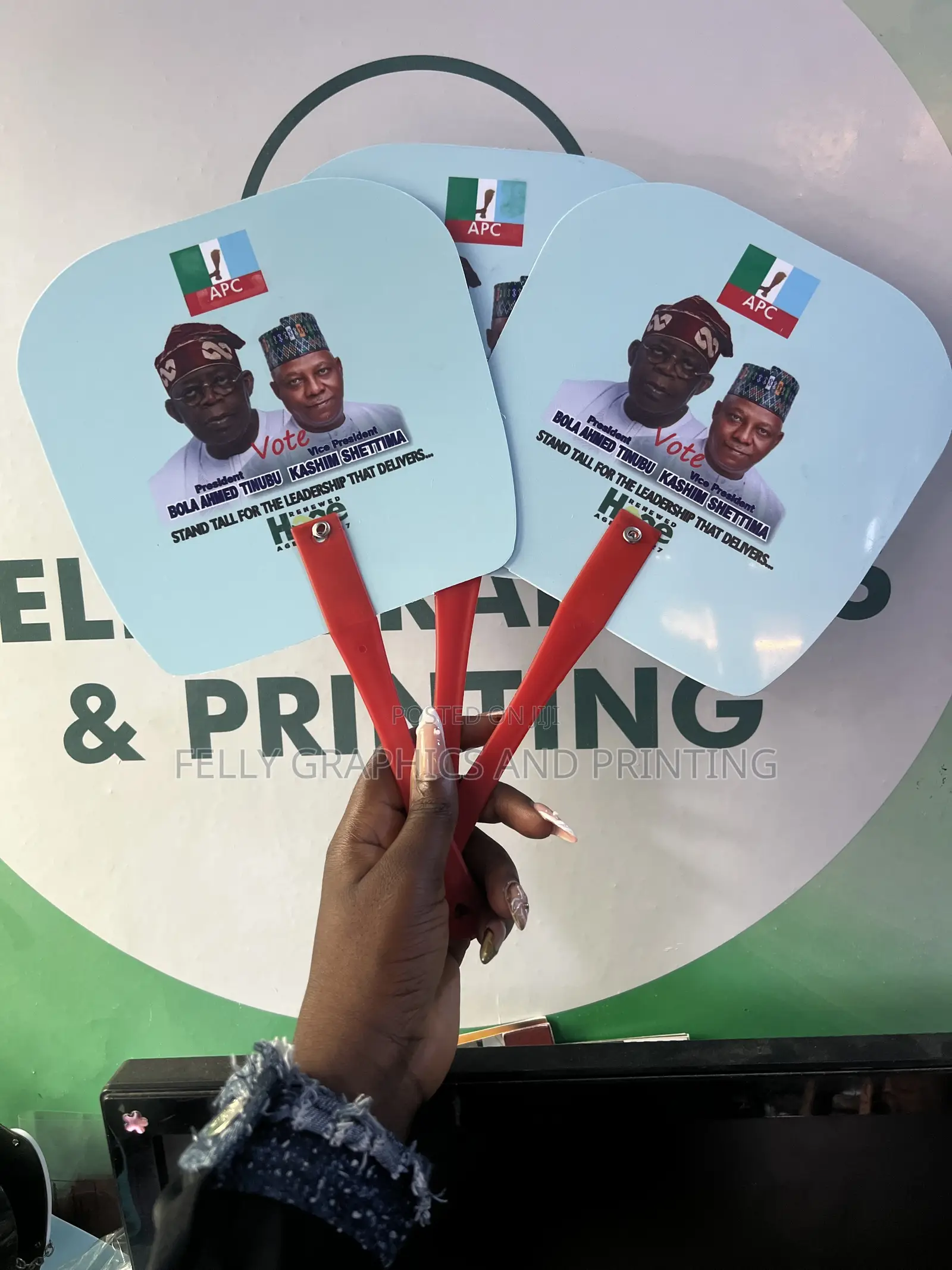 Hand Fan (PVC/ABS) for Campaign