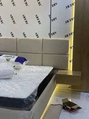 Floating Bed Frame With Cladding