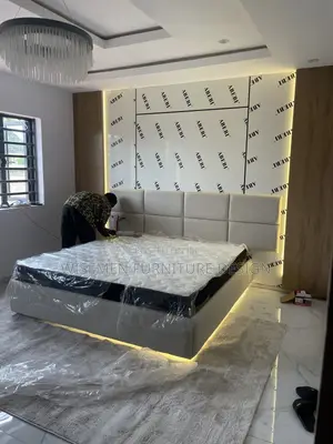 Floating Bed Frame With Cladding