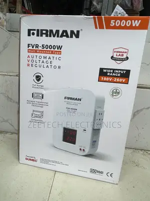 FIRMAN FVR-5000W Wall Mounted Automatic Voltage Regulator